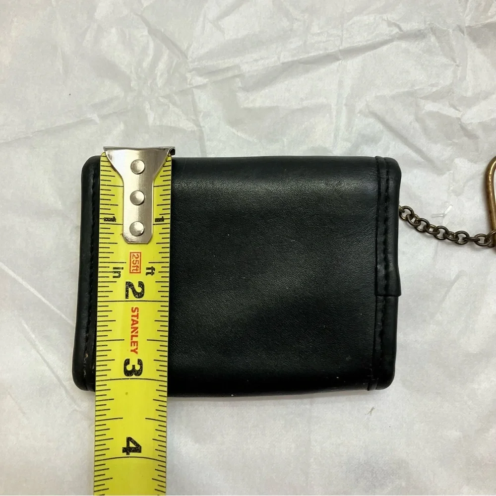 Coach vintage black leather Multifunction Wallet Cardholder